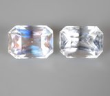 Пара ограненных лунных камней 2,3 карата