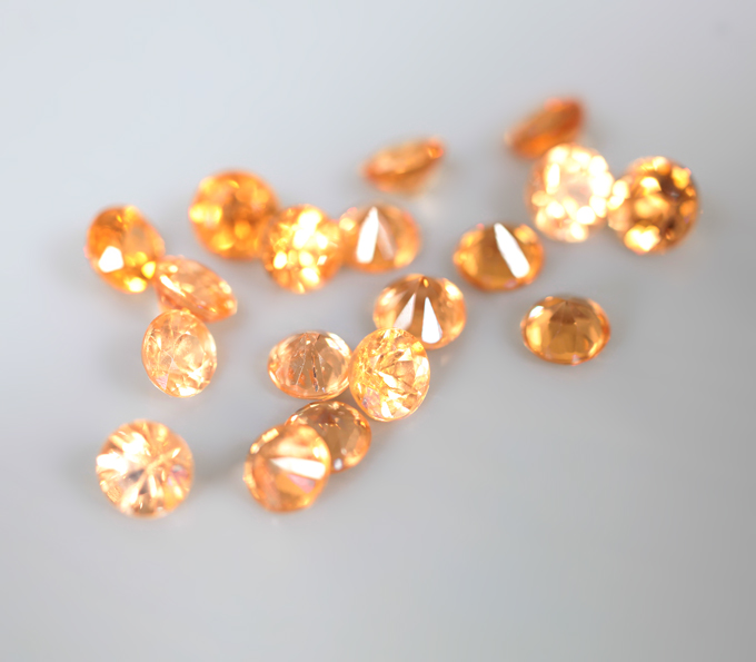 Набор из 13 спессартинов гранатов 2,53 карата