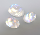 Набор из 3 лунных камней 3,24 карата