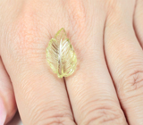 Чистейший резной цитрин 5,87 карата