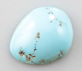 Кабошон армянской бирюзы с пиритом 3,83 карата