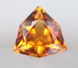 Цитрин мадейра авторской огранки высокой чистоты 4,89 карата
