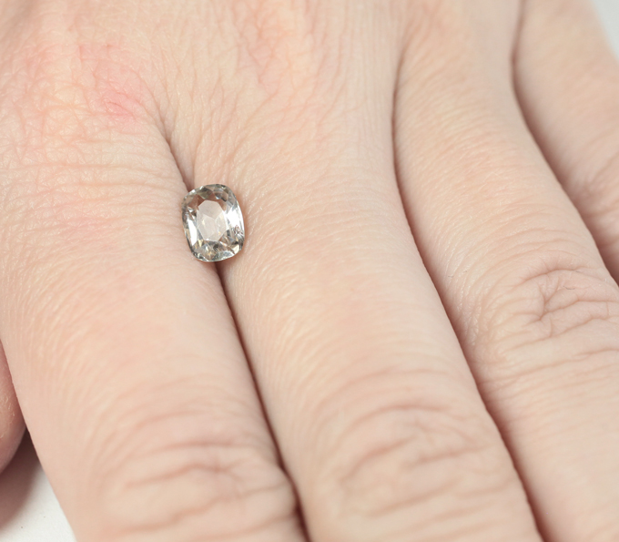 Пастельно-желтый циркон 1,1 карата