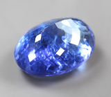 Крупный насыщенный ярко-синий танзанит 10,27 карата