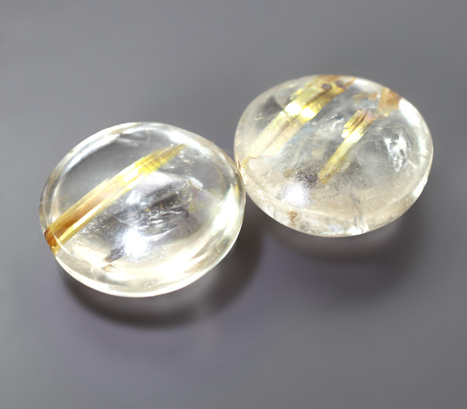 Пара рутилового кварца 13,1 карата