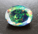 Кулон с ограненным черным опалом 3,01 карата Серебро 925