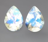 Пара ограненных лунных камней 1,21 карата