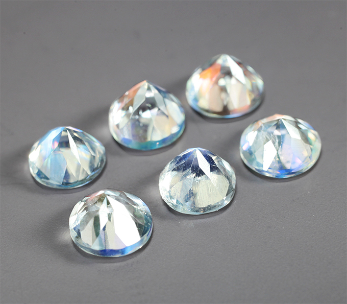 Набор из 6 ограненных лунных камней 2,75 карата