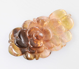 Резной полихромный турмалин 3,99 карата