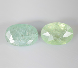 Пара редких медьсодержащих турмалинов 2,62 карата