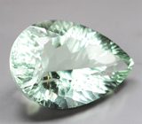 Чистейший крупный зеленый аметист лазерной огранки 23,25 карата