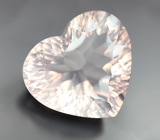 Крупный! Чистейший розовый кварц лазерной огранки 56,07 карата