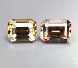 Пара цирконов 4,43 карата