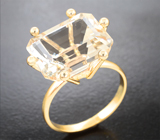 Кольцо с крупным скаполитом высокой чистоты 11,48 карата