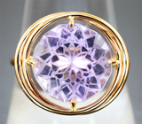 Комплект с аметистами и аметрином авторской огранки 16,9 карата Золото