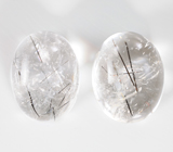 Подвесы для серег с турмалиновым кварцем 38,93 карата