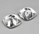 Пара пастельно-оранжевых морганитов 1,85 карата