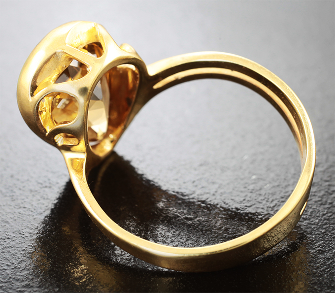 Кольцо с цирконом 5,58 карата