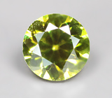 Высокая дисперсия! Уральский демантоид 0,22 карата