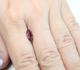 Розовато-пурпурный турмалин 1,1 карата