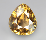 Желтый циркон высокой чистоты 2,54 карата