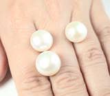 Крупный набор из 3 морских жемчужин 37,15 карата