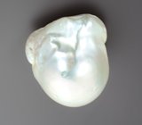 Кремово-белая морская жемчужина барокко 22,9 карата! Исключительный люстр