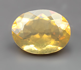 Ограненный бразильский "солнечный" опал 1,28 карата