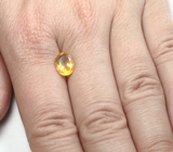 Ограненный бразильский "солнечный" опал 1,28 карата