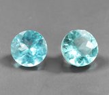 Пара "неоновых" апатитов 1,54 карата