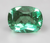 Топовый цвет! Голубовато-зеленый "неоновый" апатит 2,56 карата