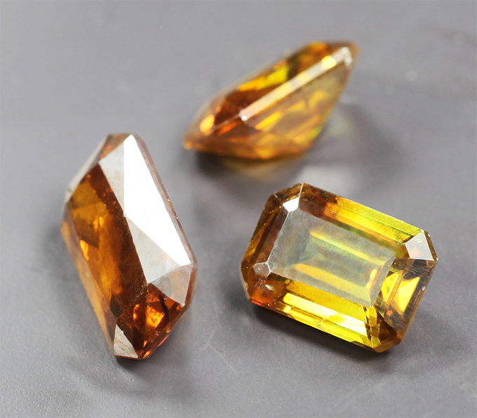 Набор из 3 сфалеритов 3,83 карата