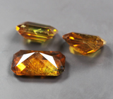 Набор из 3 сфалеритов 3,83 карата