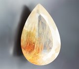 Редкий! Крупный топаз с рутилом 45,73 карата