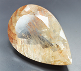 Редкий! Крупный топаз с рутилом 45,73 карата