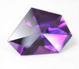 Кулон с чистейшим крупным уругвайским аметистом авторской огранки 30,3 карата Серебро 925