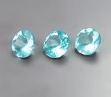 Набор из 3 «неоновых» апатитов 2,6 карата