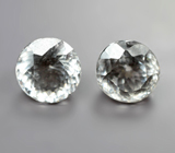 Пара бесцветных цирконов 3,35 карата