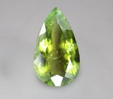 Яркий желтовато-зеленый турмалин 5,86 карата