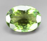 Яркий желтовато-зеленый турмалин 3,78 карата