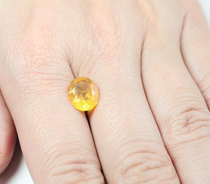 Бразильский кристаллический «солнечный» опал 2,15 карата