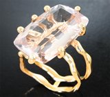 Кольцо с морганитом 25,29 карата