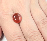 Крупный мандариновый спессартин гранат 7,27 карата