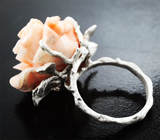 Комплект с резным кораллом 80,05 карата  Серебро 925