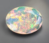 Ограненный эфиопский опал 0,56 карата