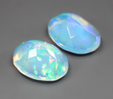 Пара ограненных эфиопских опалов 1,93 карата