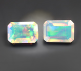 Пара ограненных эфиопских опалов 1,48 карата