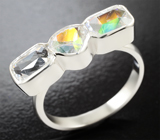 Кольцо с ограненным лунным камнем 3,29 карата