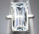 Кольцо с чистейшим гошенитом 10,06 карата Серебро 925