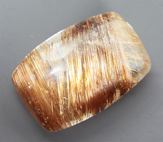 Кольцо с крупным рутиловым кварцем 21,71 карата